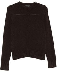 Aragona - Ribbed-Trim Sweater - Lyst