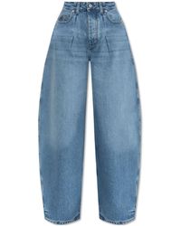 Jacquemus - The Ovalo De-Nîmes Curved Leg Jeans - Lyst