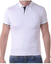 Armani Jeans - Logo Slim Polo Shirt - Lyst