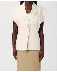 Pinko - Single-Breasted Sleeveless Blazer - Lyst