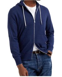 Brunello Cucinelli - Hooded Cashmere Cardigan - Lyst