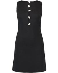 Cult Gaia - Doms Button-Fastenig Midi Dress - Lyst