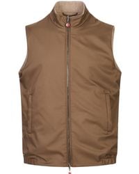 Kiton - Reversible High-Neck Vest - Lyst