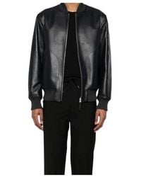 Mackage - Long-Sleeved Leather Jacket - Lyst