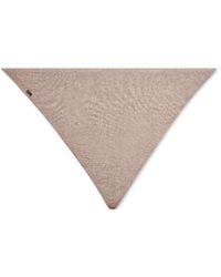 Brunello Cucinelli - Knitted Triangle Scarf - Lyst