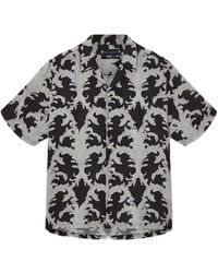 AllSaints - Motif Short Sleeve Shirt - Lyst