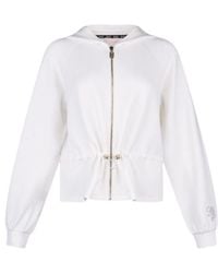 Liu Jo - Zip-Up Logo Hoodie - Lyst
