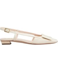 Roger Vivier - Belle Viver Slingback Ballerinas - Lyst