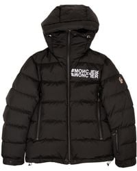 Moncler - Long-Sleeved Down Jacket - Lyst