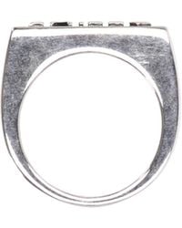 Celine - Monochroms Stamp Ring - Lyst
