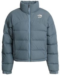 The North Face - Short Down Jacket With Zip Closure - Lyst