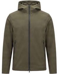 Woolrich - Hooded Zip-Up Jacket - Lyst