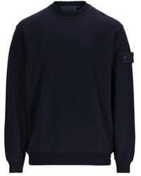 Stone Island - Logo-Patch Long-Sleeve Sweater - Lyst