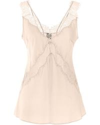 Pinko - Lydia Lace Detailed Top - Lyst