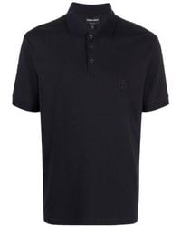 Giorgio Armani - Logo Piqué Polo Shirt - Lyst