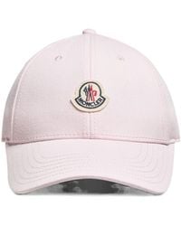 Moncler - Gabardine Logo Patch Baseball Cap - Lyst