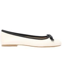 Casadei - Leather Ballet Flats - Lyst