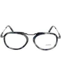 ZEGNA - Pilot Frame Glasses - Lyst