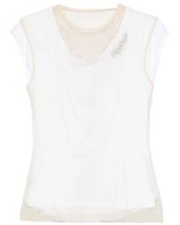 Simone Rocha - Layered Lace-Trim T-Shirt - Lyst