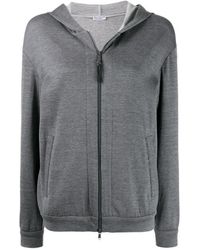 Brunello Cucinelli - Zipped Hoodie - Lyst