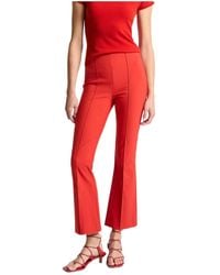 Vince - High-Rise Cropped Flare Pants - Lyst