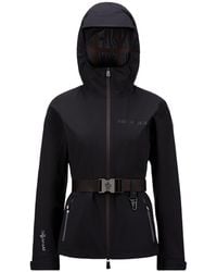 Moncler - Grenoble Valles Belted Hooded Jacket - Lyst