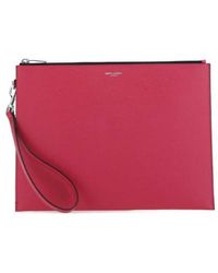 Saint Laurent - Zipped Tablet Holder - Lyst
