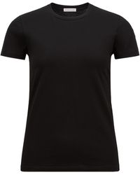 Moncler - Logo Patch Slim T-Shirt - Lyst