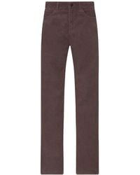The Row - Carlyl Corduroy Low-Rise Straight Trousers - Lyst