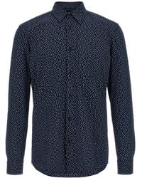 BOSS - Boss Roan All-Over Patterned Button-Up Shirt - Lyst