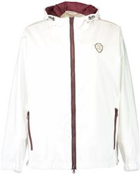 Brunello Cucinelli - Logo-Patch Hooded Jacket - Lyst
