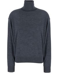 Semicouture - Semi Couture Freda Turtleneck Knitted Sweater - Lyst