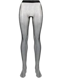 Wolford - Fishnet Semi-Sheer Tights - Lyst