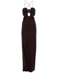 Nensi Dojaka - Cutout Jersey Maxi Dress - Lyst