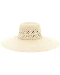 Maison Michel - Logo Plaque Knit Hat - Lyst