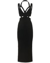 Dion Lee - Rib Knit Interlink Crossed Midi Dress - Lyst