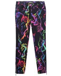 Versace Jeans Couture - Printed Casual Pants - Lyst