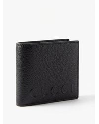 Gucci - Logo Embossed Bi-Fold Wallet - Lyst