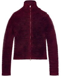Giorgio Armani - Ottoman Jacket Slim With Seamless Kimono Sleeves And Zip - Lyst