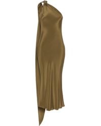Max Mara - Silk Midi Dress - Lyst