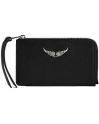 Zadig & Voltaire - Signature Wings Zip Card Holder - Lyst