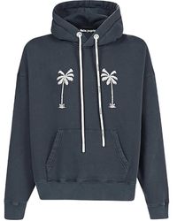 Palm Angels - Graphic-Print Cotton Hoodie - Lyst