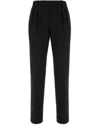 McQueen - Pleated-Front Trousers - Lyst