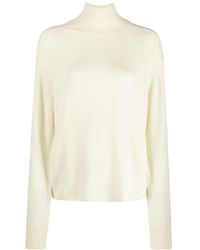 forte_forte - High-Neck Fine-Knit Jumper - Lyst