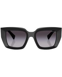 Miu Miu - Eyewear Square Frame Sunglasses - Lyst