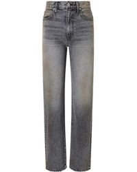 SLVRLAKE Denim - High-Waisted Straight-Leg Jeans - Lyst