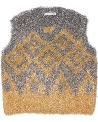 Acne Studios - Geometric-Pattern Vest - Lyst