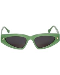 Nanushka - Triangle Frame Sunglasses - Lyst
