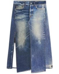 Our Legacy - Caz Patchwork Denim Skirt - Lyst