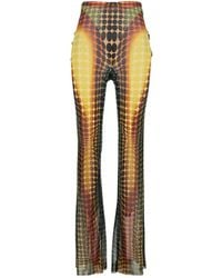 Jean Paul Gaultier - Re Edition Printed Flare Pants - Lyst